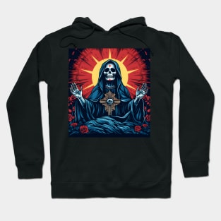 Day Of The Dead - Praying La Calavera Catrina - Santa Muerte Hoodie